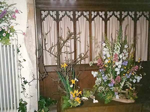 Rural Scene  in the Choir Stalls (Roper Chapel side)